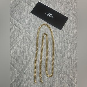 COACH crossbody chain